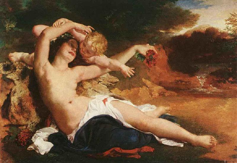 Brocky, Karoly Venus and Amor oil painting image